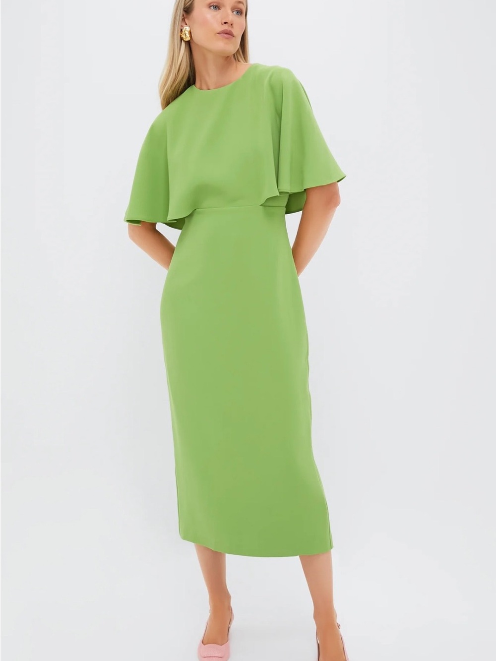 Tuckernuck POMANDER PLACE
Pistachio Green Cape Lindy Dress